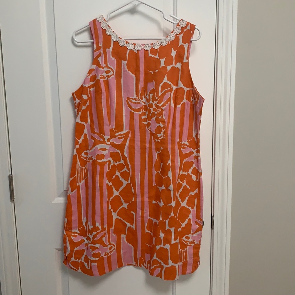 Lilly Pulitzer for Target Linen Giraffe Dress